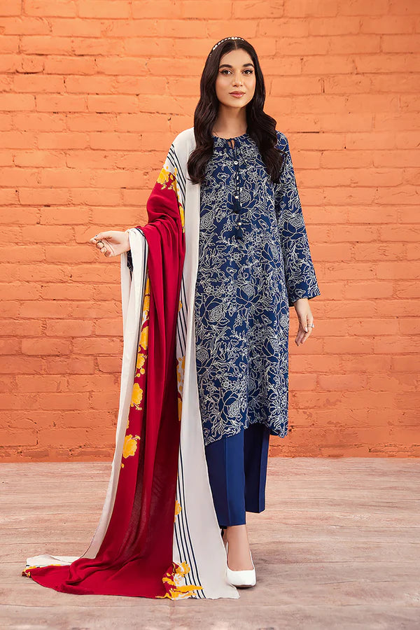Nishat 3 Piece – Printed Suit